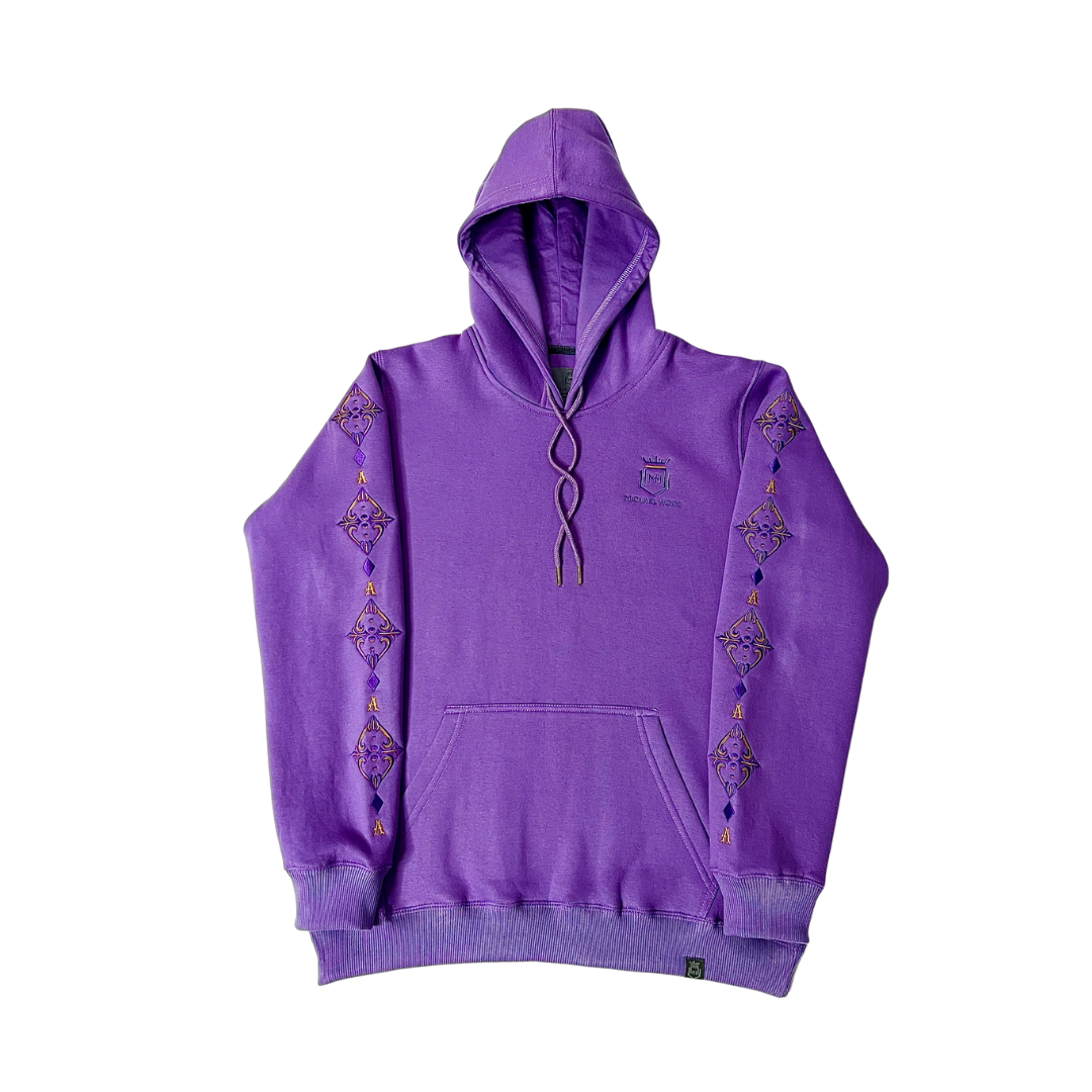 Rich Purple Love Classic Pullover Hoodie