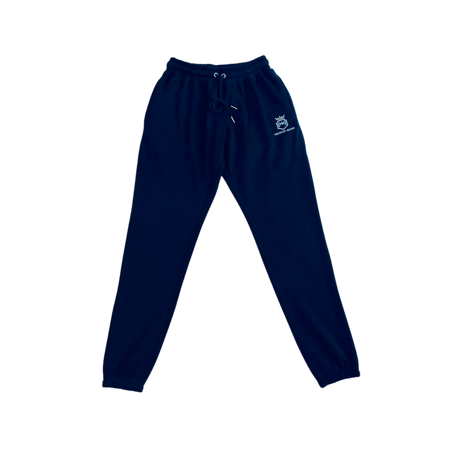 Classic Design on Black Joggers