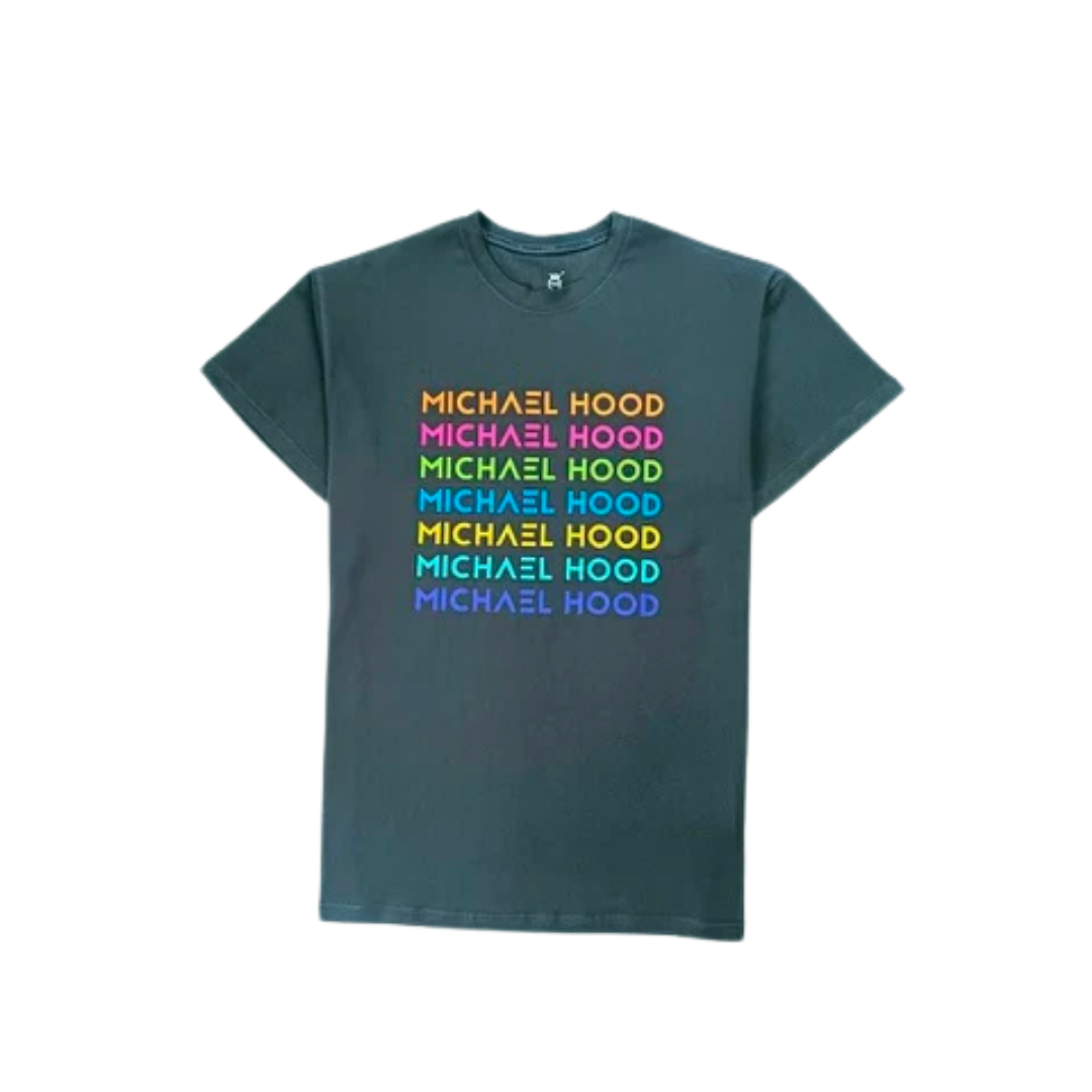 Multi-Color Print Design T-Shirt