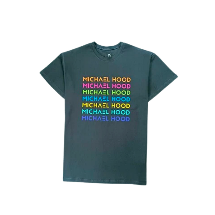 Multi-Color Print Design T-Shirt