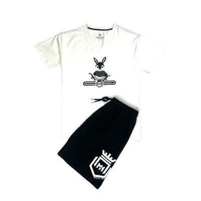 Black/Grey Bunny Rabbit BlackHouse Shorts Set