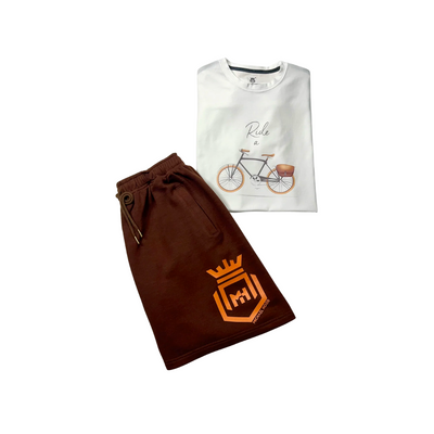 Ride A Bike Chocolate/Brown BlackHouse Premium Shorts Set