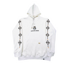 Embroidery Classic White Club Fleece Pullover Hoodie & Pants Set MICHAEL HOOD