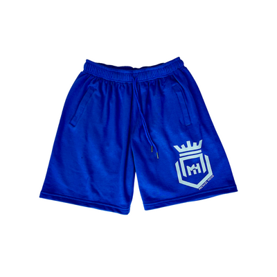 White Rich Royal's Club Stretch Shorts