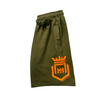 Orange/Military-Green Premium Stretch Cotton Shorts