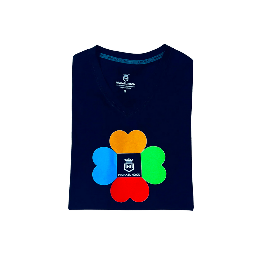 "Love Shape" Multi-Color Design T-Shirt