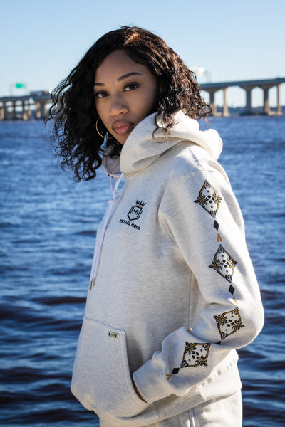 Classic Cream Pullover Hoodie