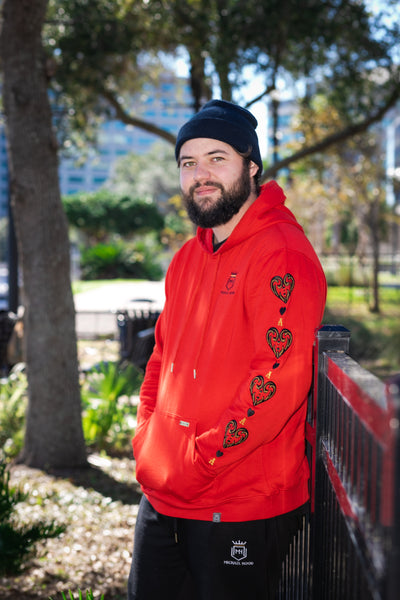 Rich Club Classic Red Pullover Hoodie